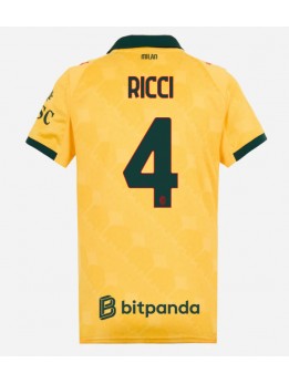 AC Milan Samuele Ricci #4 Replika Tredje Kläder Dam 2025-26 Kortärmad